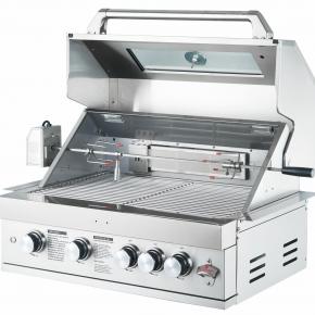 Modern Premium Commercial Gas BBQ Grill Flame Safety Electronic Ignition Large Outdoor Kitchen